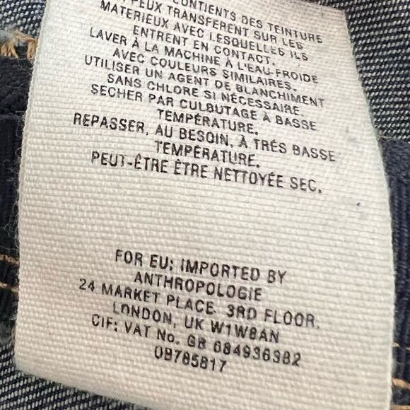 Anthropologie Pilcro & The Letterpress Hi-Rise Cropped Bootcut Utility Jeans 25 - Picture 9 of 10